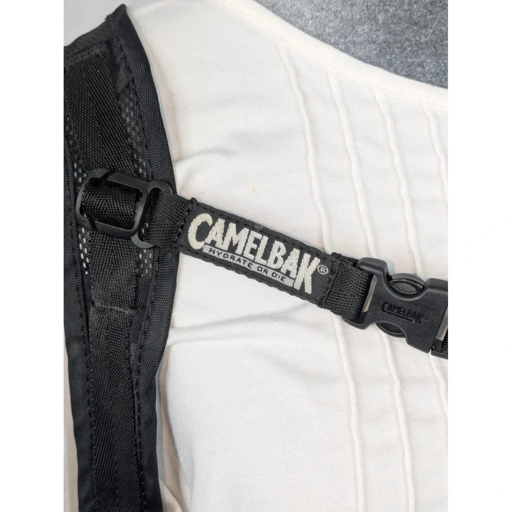 CamelBak Classic Hydration Pack Backpack Black Gray Water Reservoir Hiking Bike